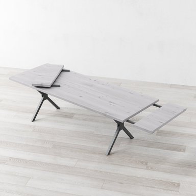 Kew X White Graphite Grey