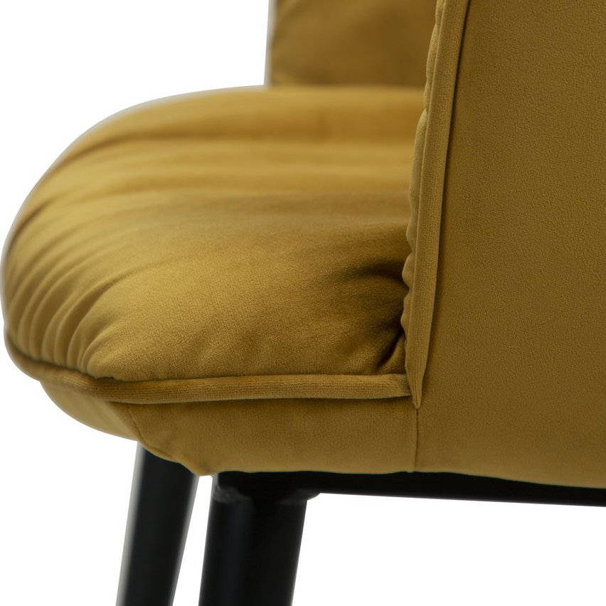 Pievienojieties Atzveltnes krēslam Bronze Velvet